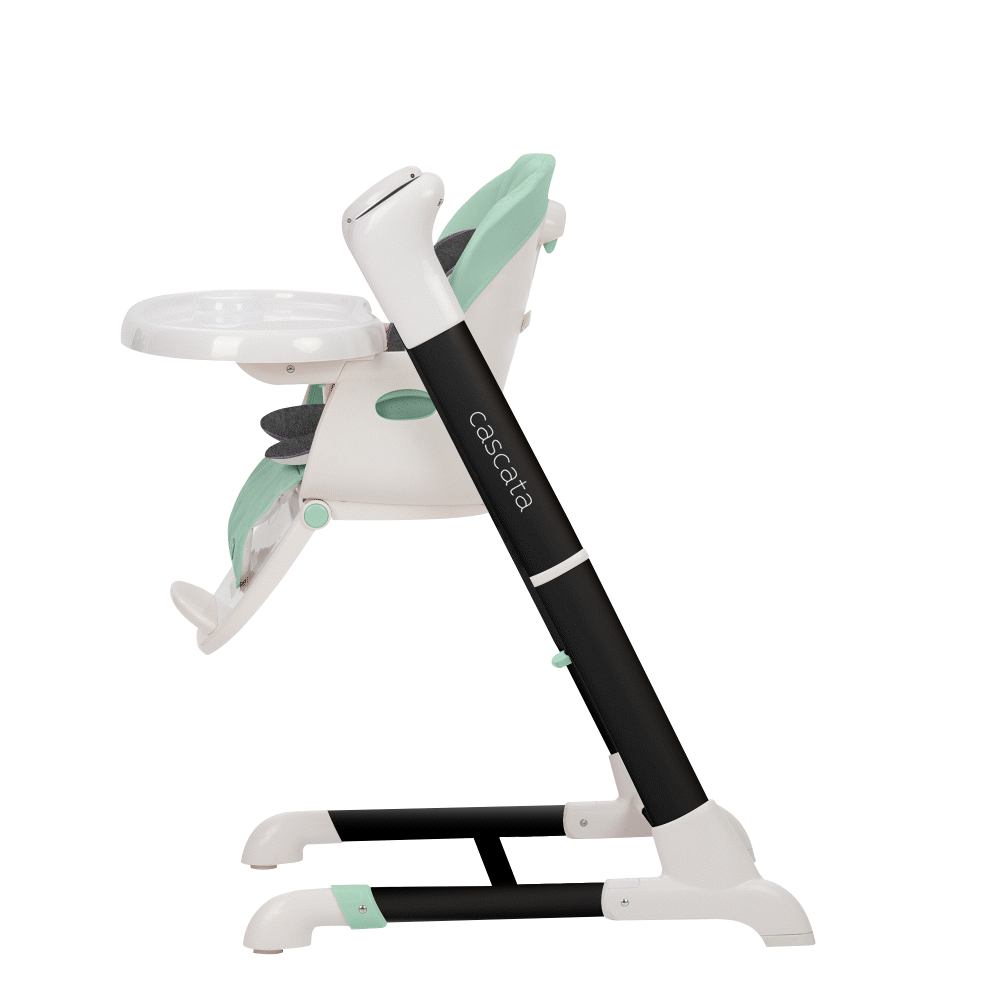 Стульчик-качели Cascata 2023 anim Стульчик адаптируется к столу любой высоты (вес ребёнка до 15 кг).