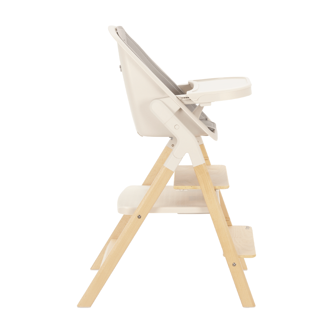 Шезлонг, стульчик  Ergo 2025 Столик регулируется в двух положениях и оборудован подносом.