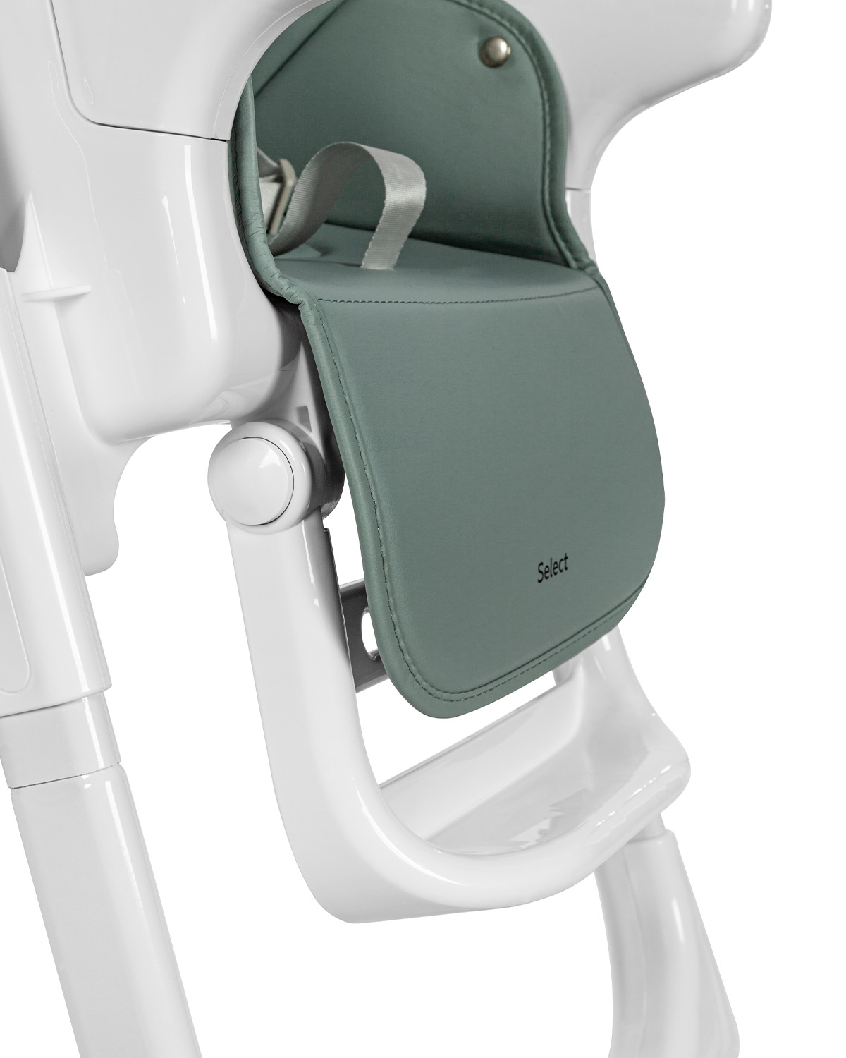 Стульчик для кормления Select 2024 Кнопки наклона подножки.
