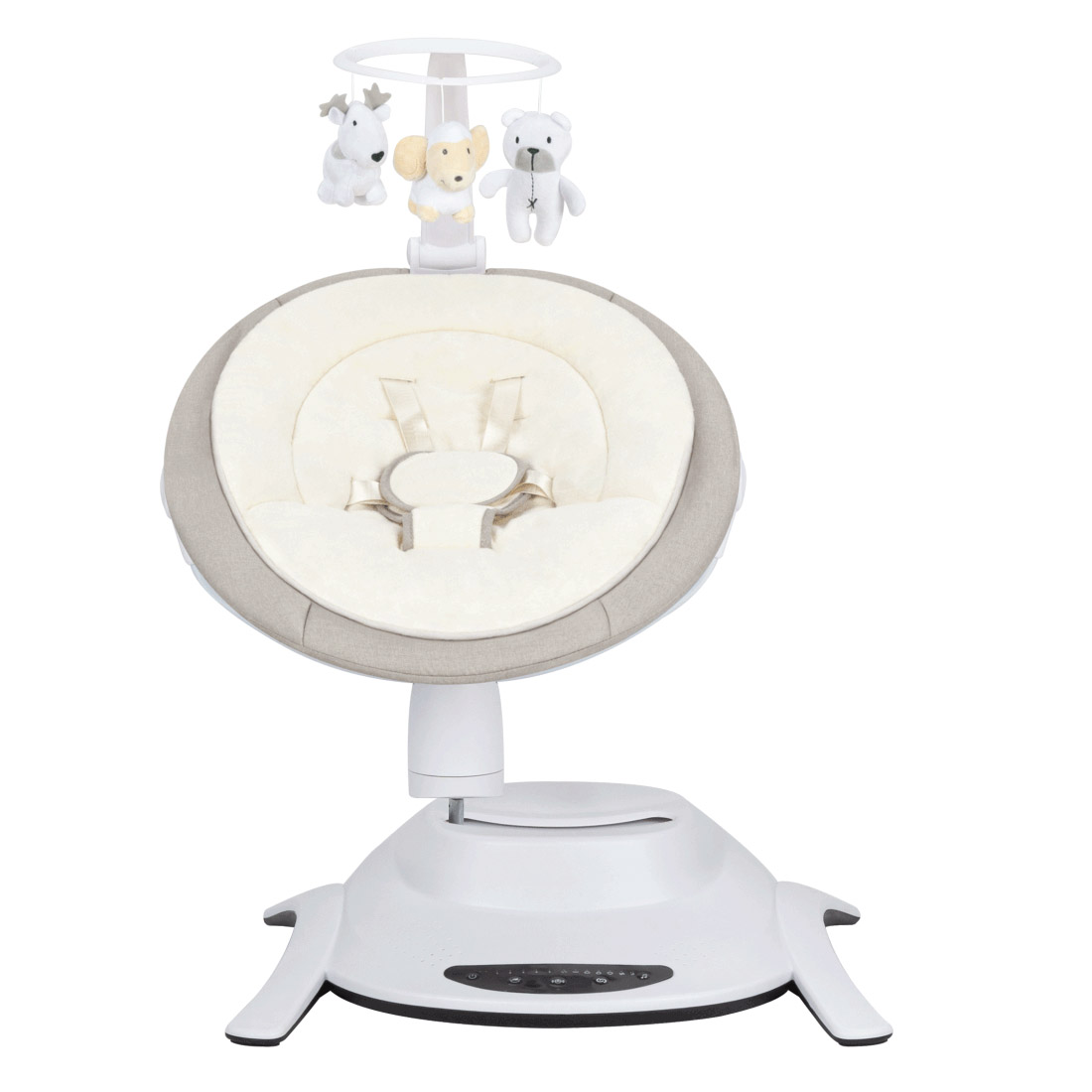 Укачивающий центр Adora 2023 ANIM Adora имеет 6 режимов качания - 5 основных и 1 автоматический, который меняется каждые 16 секунд.