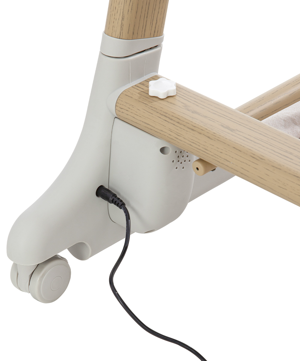 Приставная кроватка Prima 2024 Сетевой адаптер входит в комплект.