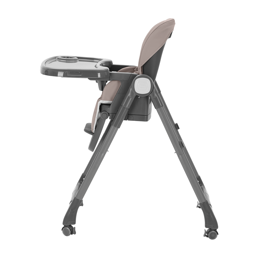 Шезлонг, стульчик для кормления и бустер Comfort 2025 ANIM Глубина столешницы регулируется. 