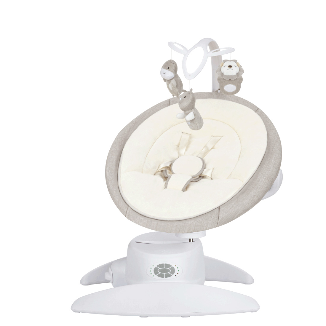 Укачивающий центр Hobby 2024 ANIM Hobby - это современный укачивающий центр для отдыха и развлечения малышей от рождения и до 12 месяцев.