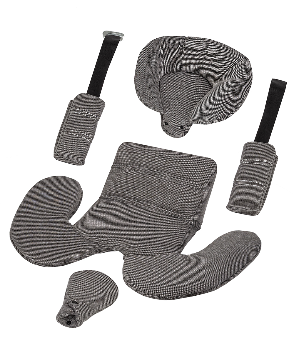 Автокресло Asteroid 2024 В комплект входит анатомический вкладыш (для группы 0+) с маленьким регулируемым подголовником и отстегивающимися боковыми подушками. Используется для придания более горизонтального положения малыша в автокресле.