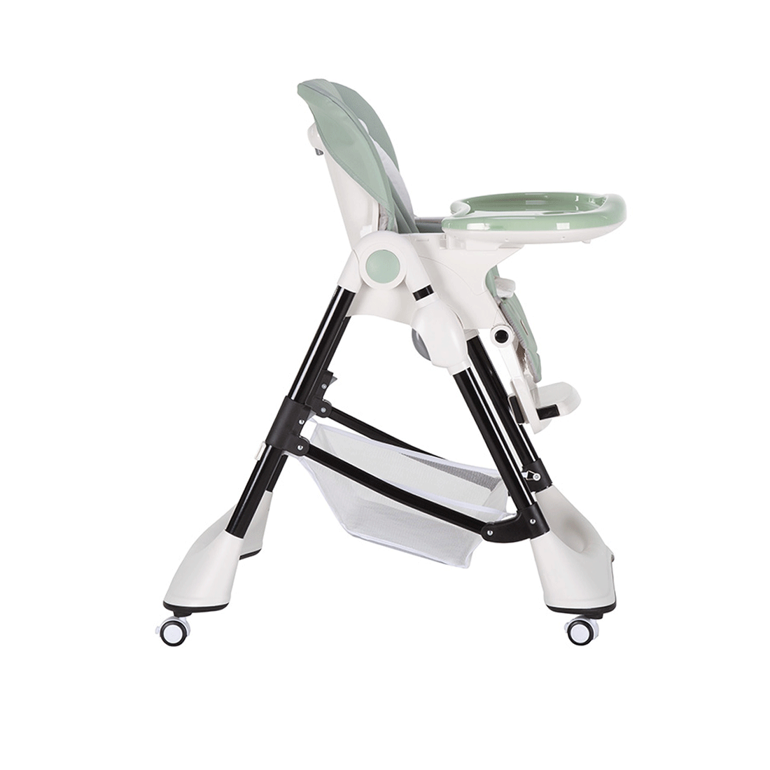 Стульчик для кормления Stella 2023 ANIM Подберите оптимальное положение спинки и подножки стула, чтобы малыш отдохнул после кормления. 