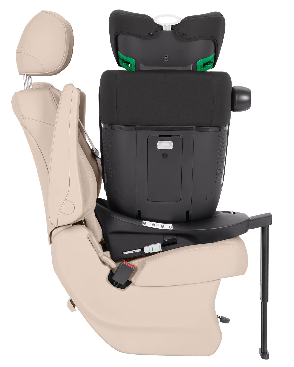 Автокресло Meteorit + 2024 Корпус сиденья выполнен из литого пластика PP, PA6 (ударопрочные материалы) и воздухопроницаемый благодаря вентилируемой конструкции.