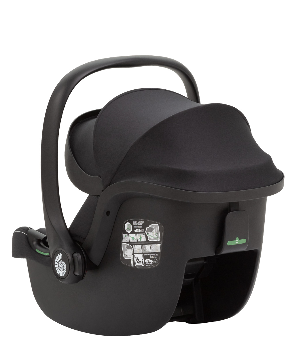 Автокресло Ammonite + base 2024 Все необходимые сведения и маркеры, касающиеся правильной установки, вы найдёте на корпусе автокресла.