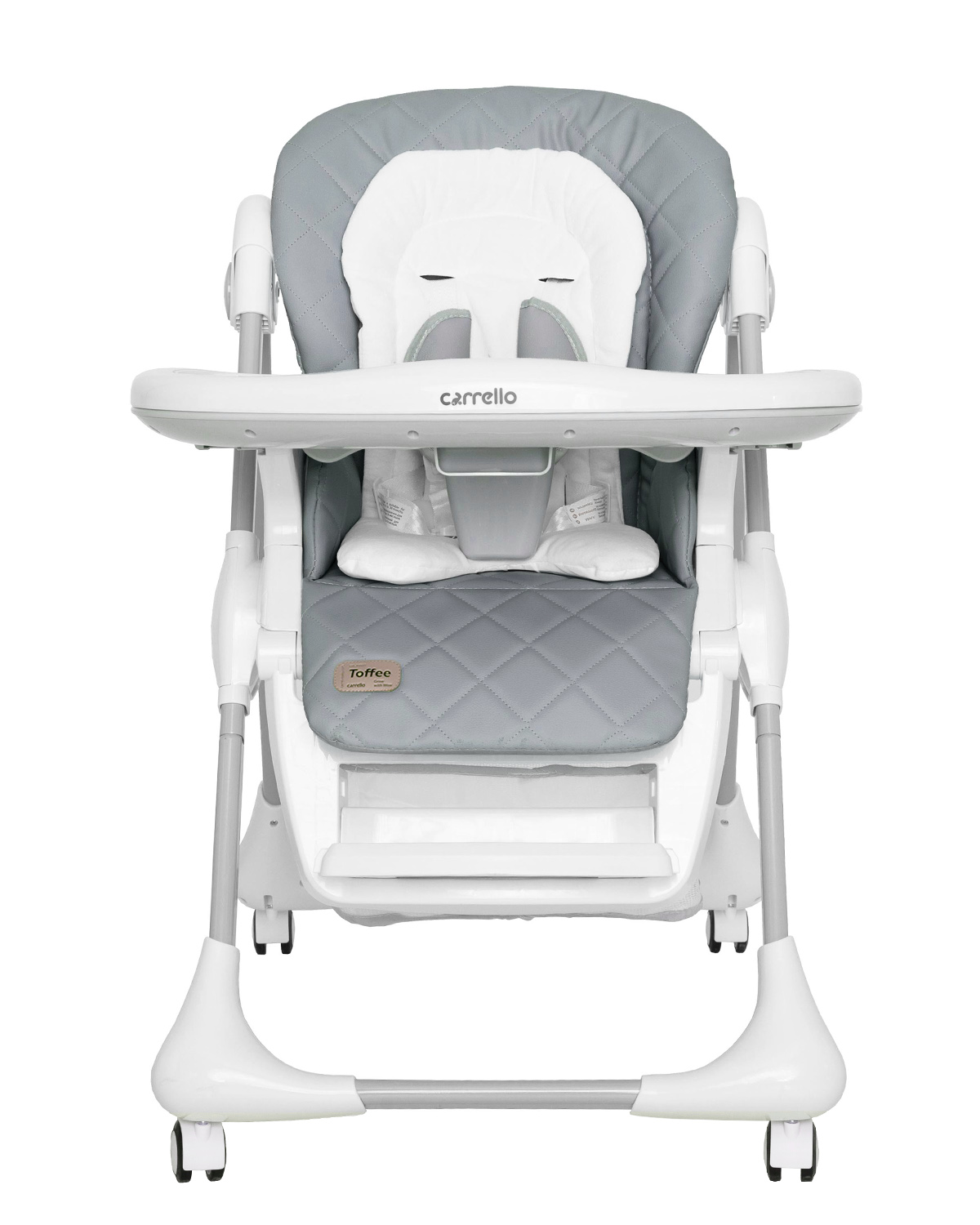 Стульчик для кормления Toffee 2023 Регулируемая высота сиденья, в 7-ми положениях, позволит придвинуть стульчик к любому столу.