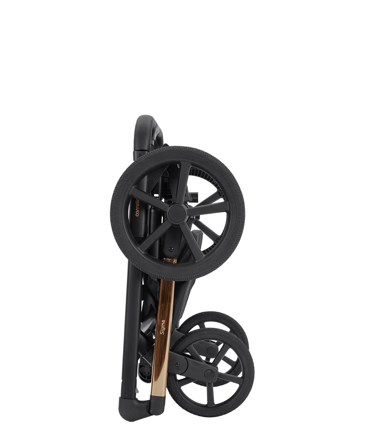 Универсальная коляска Sigma 3 в 1 CRL-6529 ANIM Шасси компактно складывается, сохраняет вертикальное положение.